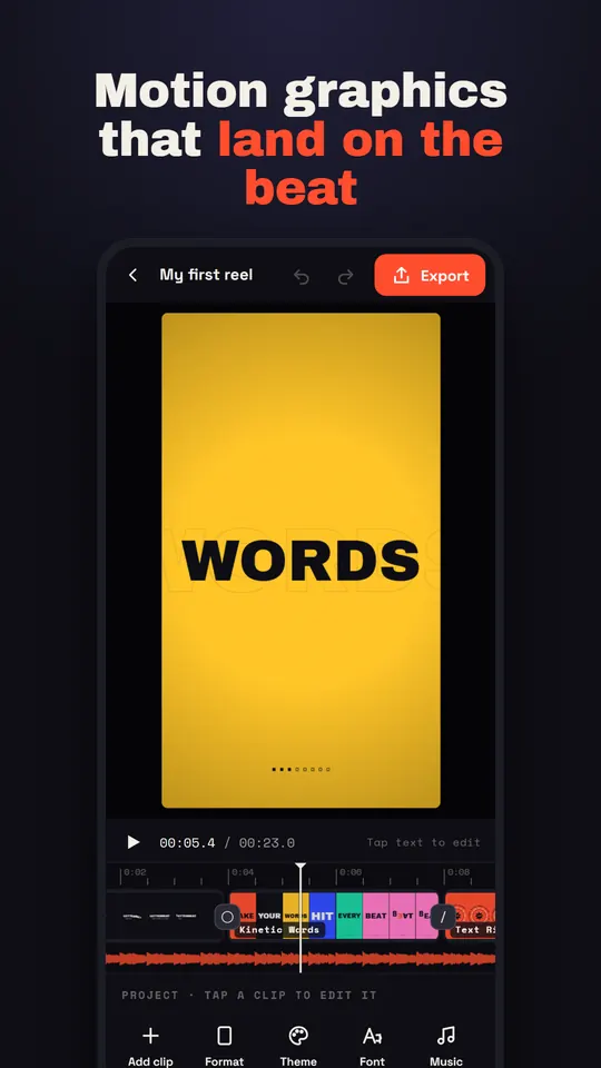 Letterbeat screenshot 1